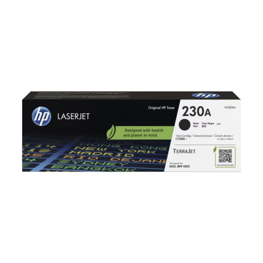HP 230A 黑色原裝 LaserJet 碳粉盒 (W2300A)