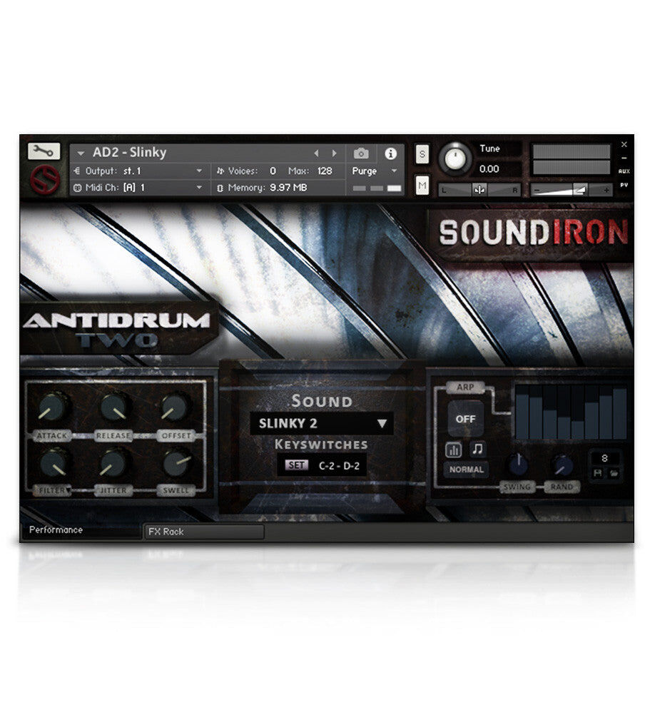 SOUNDIRON Antidrum 2｜虛擬打擊樂器