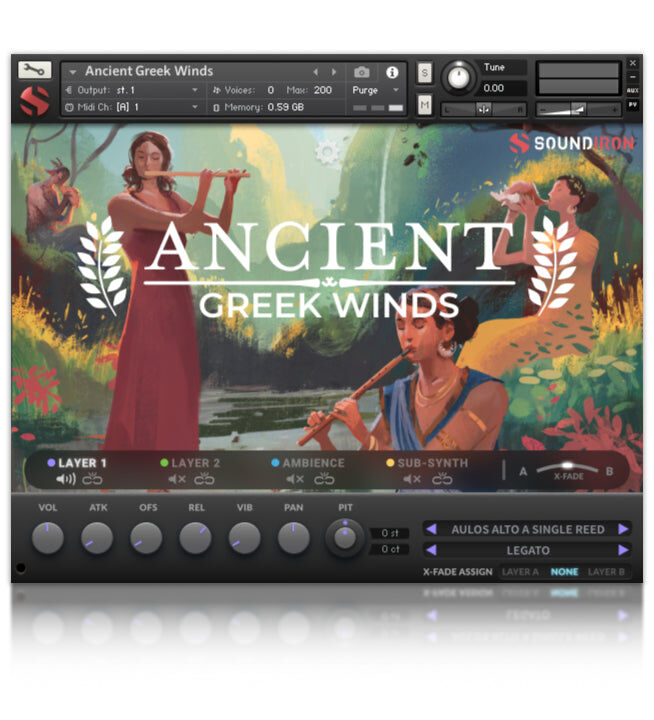 SOUNDIRON Ancient Greek Winds｜虛擬樂器音色庫