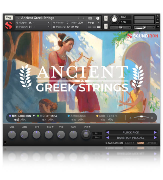 SOUNDIRON Ancient Greek Strings｜虛擬樂器音色庫