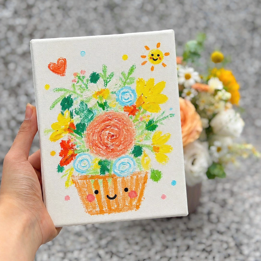 我的花園小畫布 親子盆花課