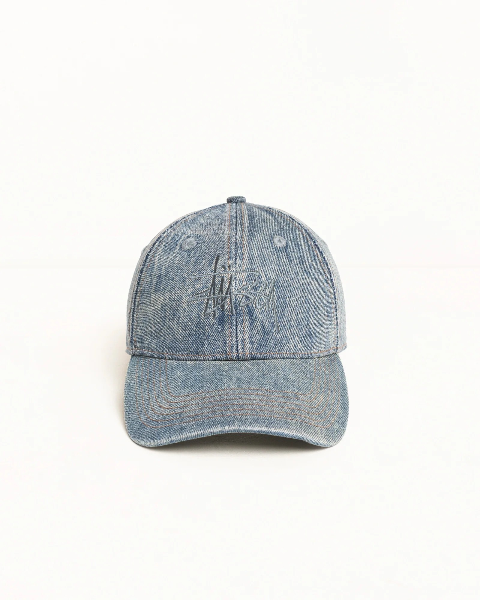 ✅ (STUSSY特賣) STUSSY LP DENIM STRAPBACK CAP 水洗 LOGO 丹寧 牛仔 棒球帽