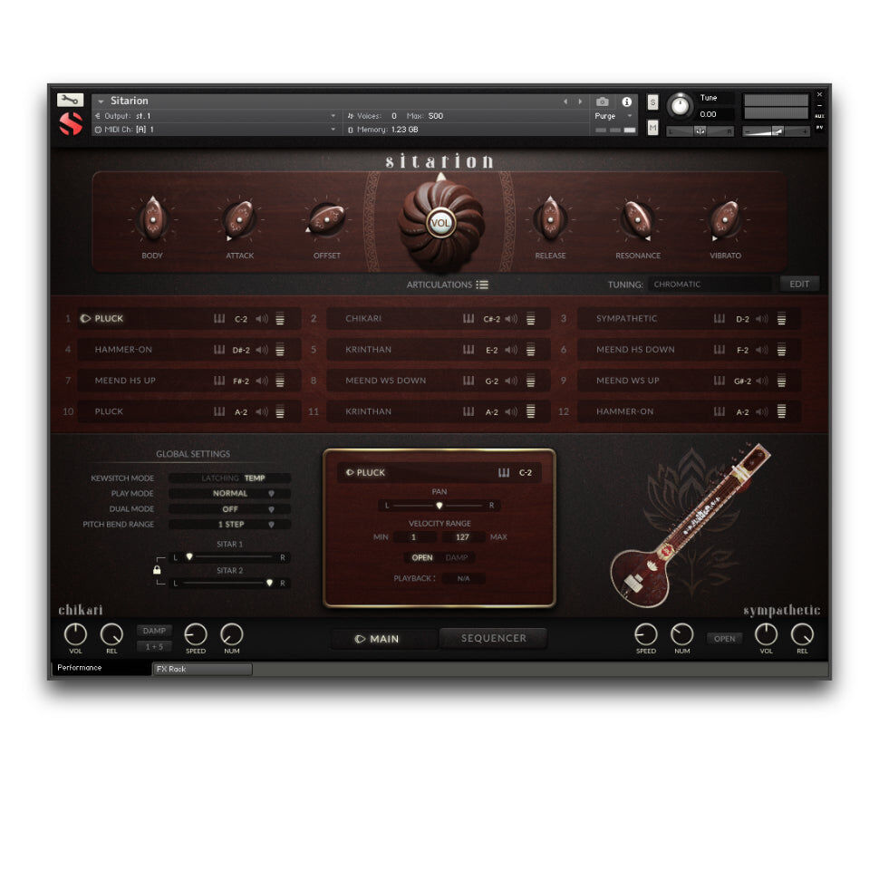 SOUNDIRON Sitarion｜西塔琴虛擬樂器
