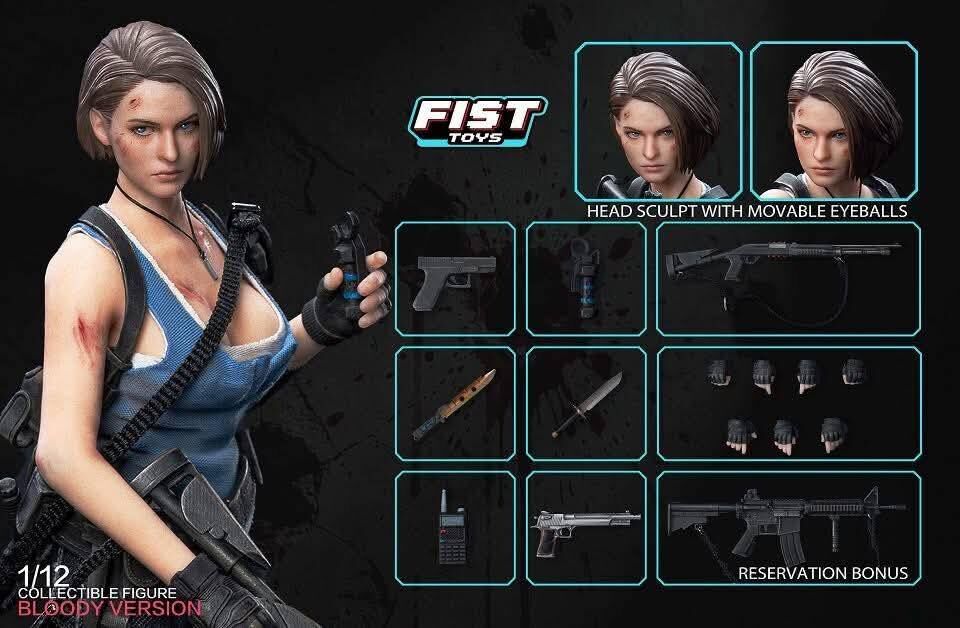 【Fist Toys 末日女警 FIST-002 可動人偶】