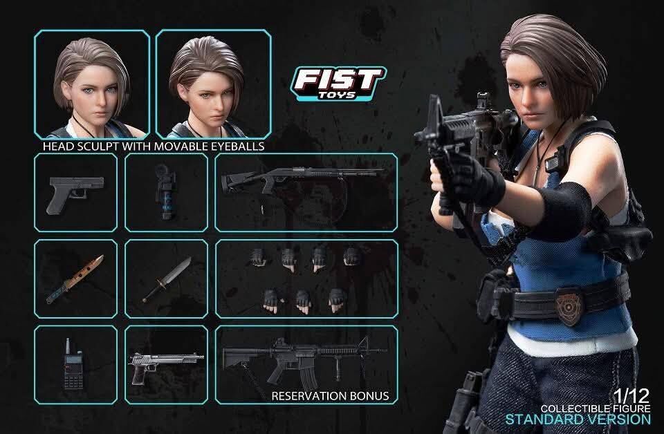 【Fist Toys 末日女警 FIST-002 可動人偶】