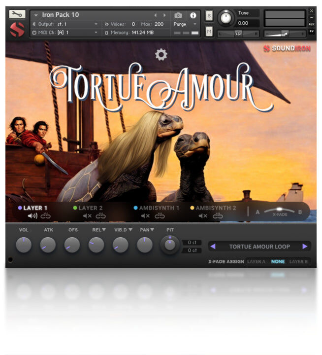 SOUNDIRON Iron Pack 10 - Tortue Amour｜取樣音色庫