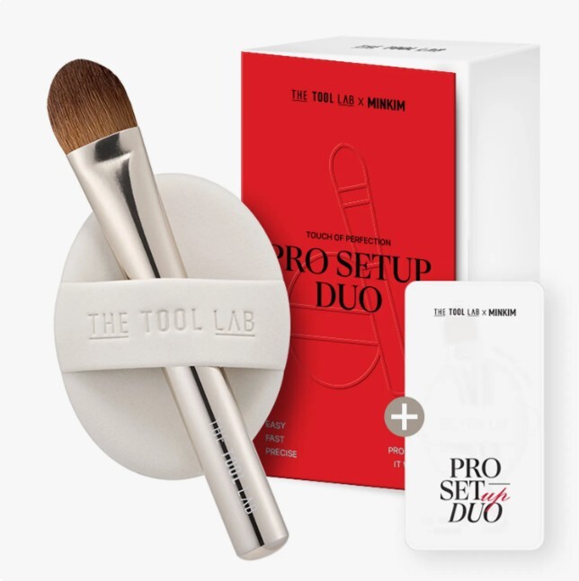 THE TOOL LAB PRO SET 化妝師粉撲粉底刷