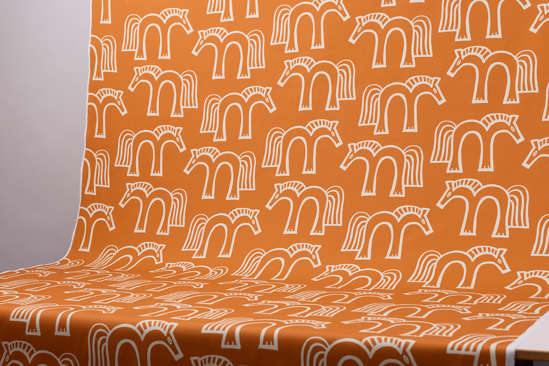 Year of The Horse Orange and cream