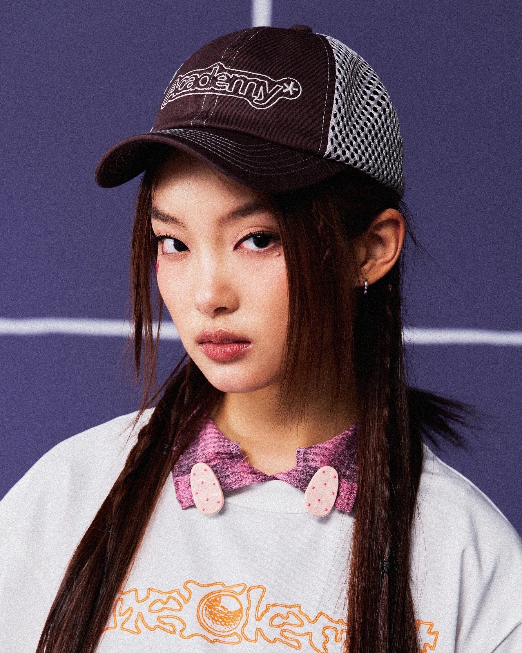 theElems Mesh Cap 運動 學院 復古 棒球帽