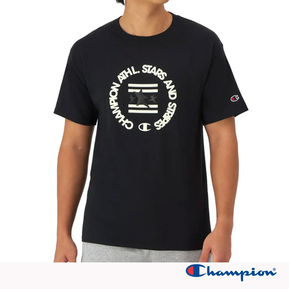 男款-SMU TEE 印花短袖TEE-黑色(GT23H-586Q3B-003)