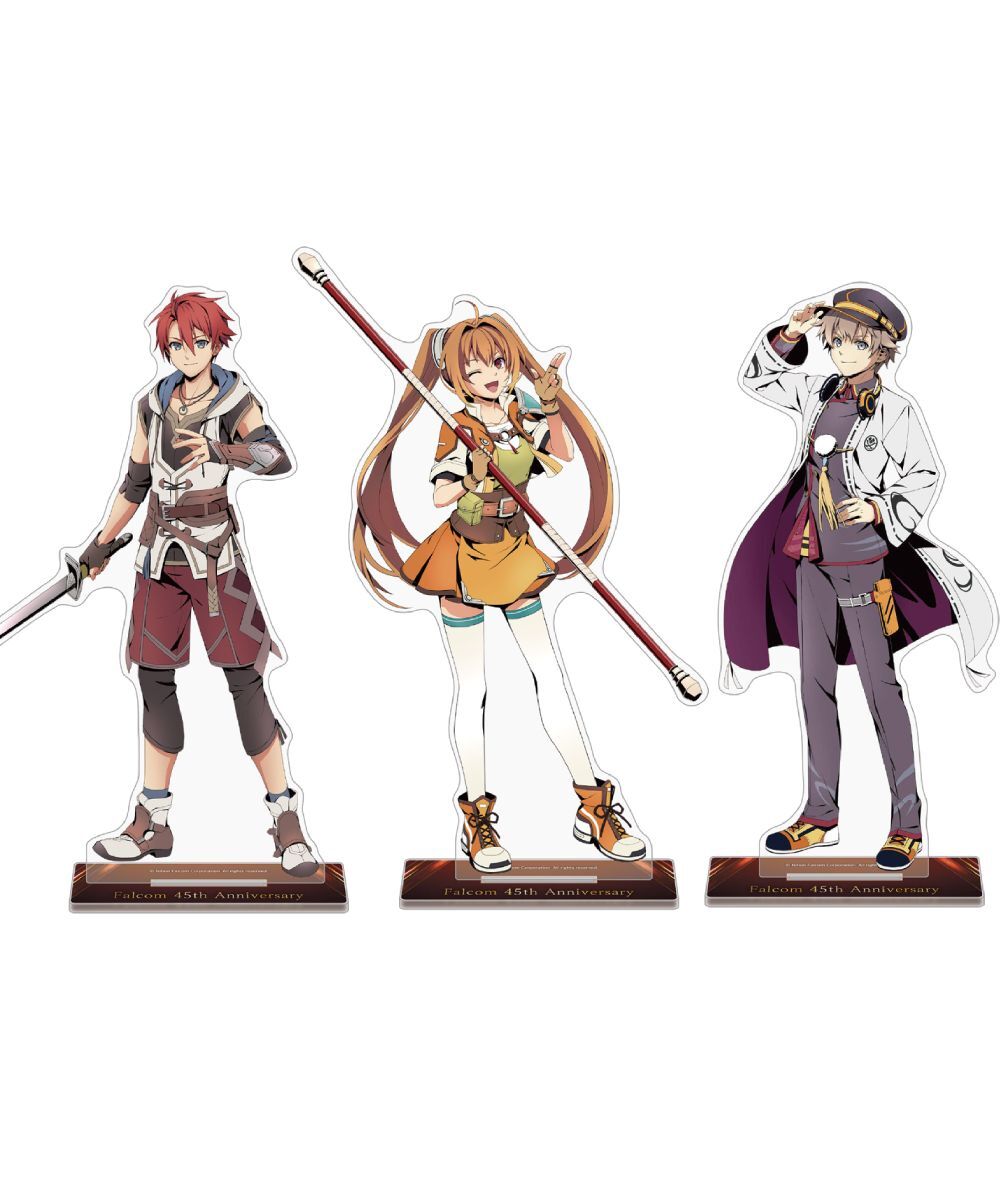 預購-Nihon Falcom 45周年紀念 BIG壓克力立牌 系列【日本進口精品】
