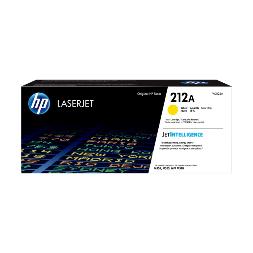 HP 212A LaserJet 黃色原廠碳粉匣 (W2122A)
