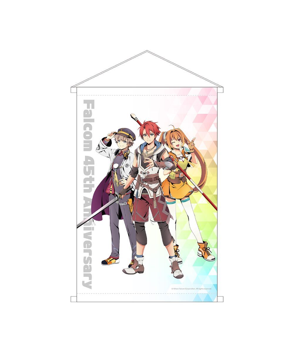 預購-Nihon Falcom 45周年紀念 B2掛軸【日本進口精品】