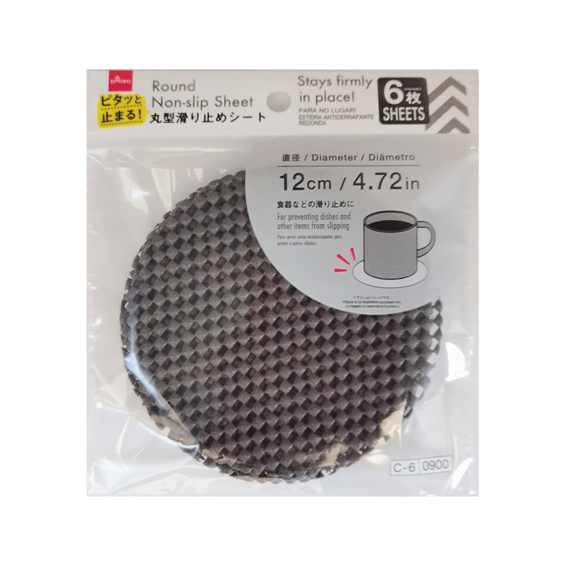 防滑墊/圓 Φ12cm 6入
