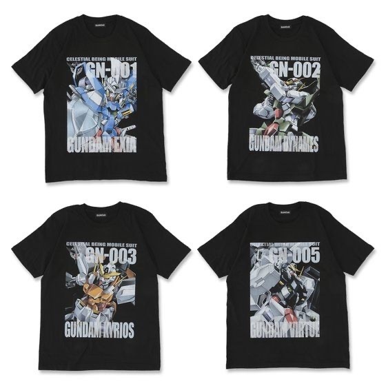 251457 Pbandai 預訂 2026/7月 機動戦士ガンダム00 フルカラーTシャツ 第一弾