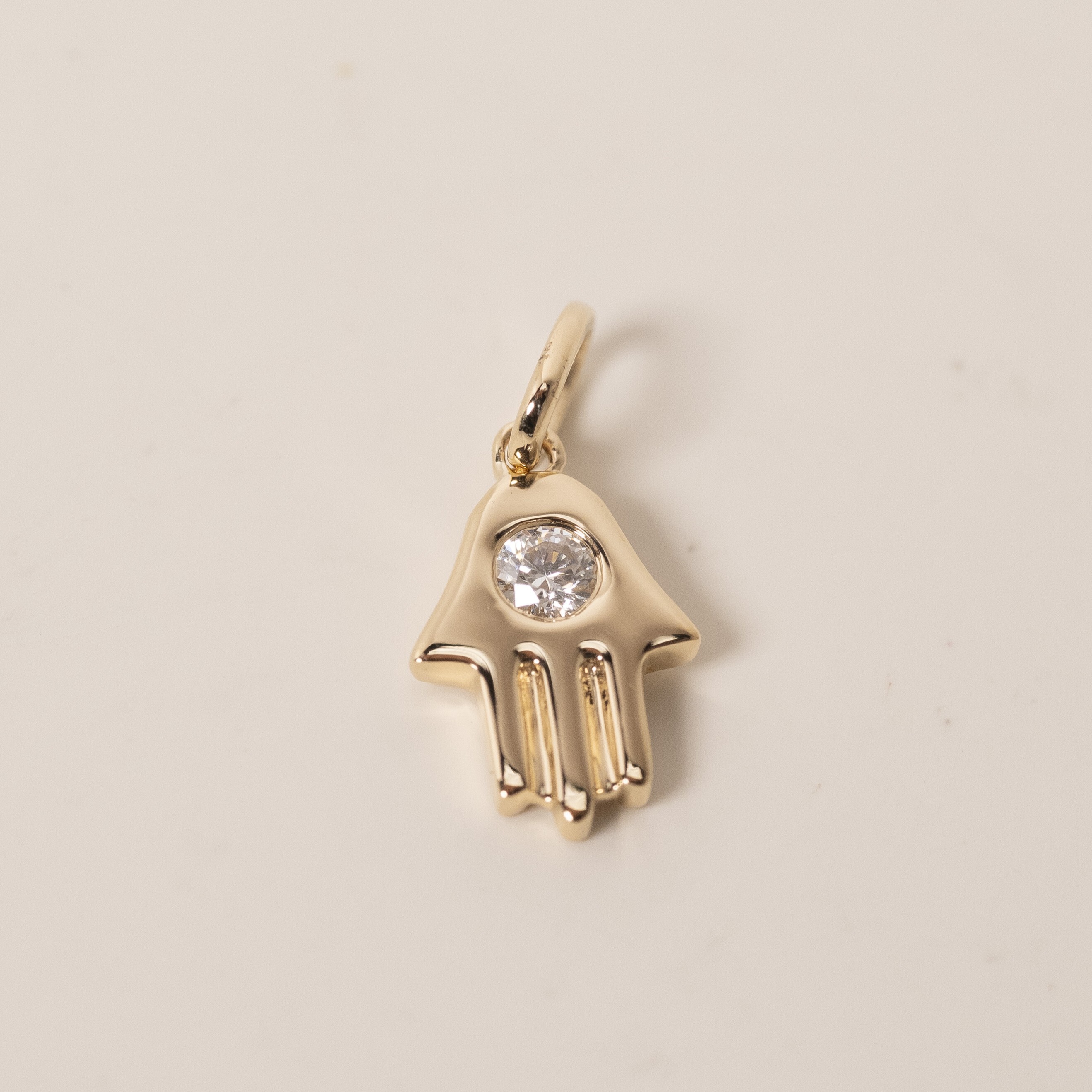 18K Guardian Diamond Charm