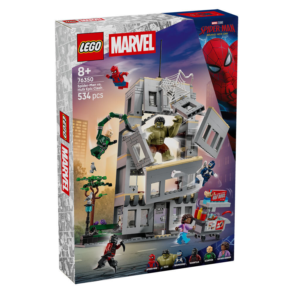 LEGO 76350 樂高積木 76350 Super Heroes 超級英雄系列 - 蜘蛛人和綠巨人浩克的精采激戰