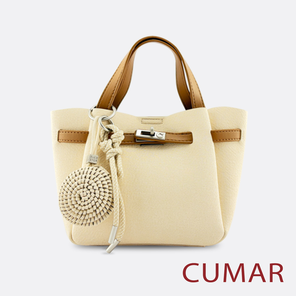 CUMAR | 圓形造型吊飾手提斜背包|1134-400