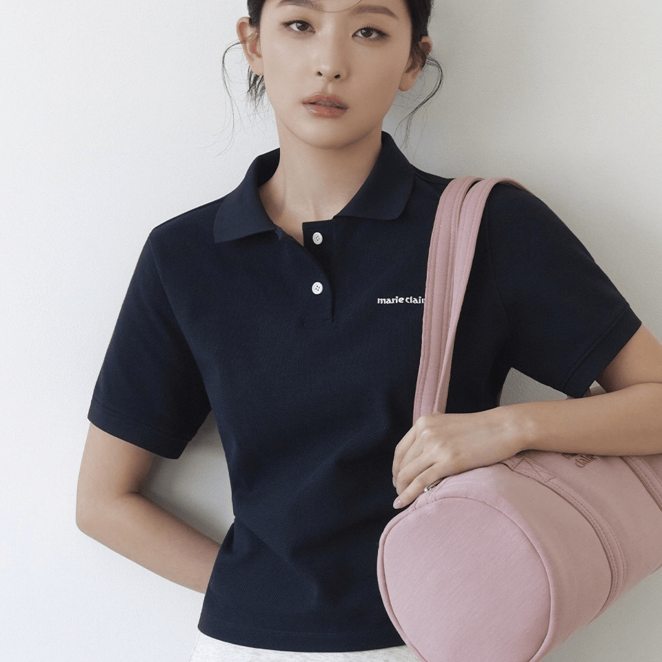 marie claire｜Origin Logo Pique Short Sleeve T-shirt [3 colors] 關鍵字：MA36