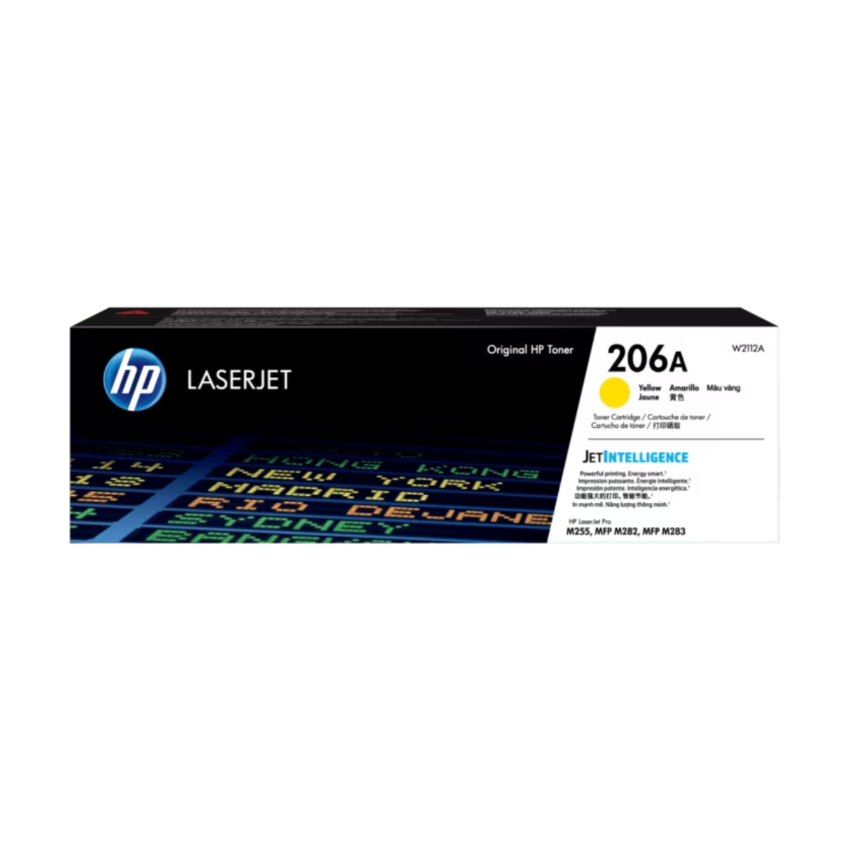 HP 206A LaserJet 黃色原廠碳粉匣 (W2112A)