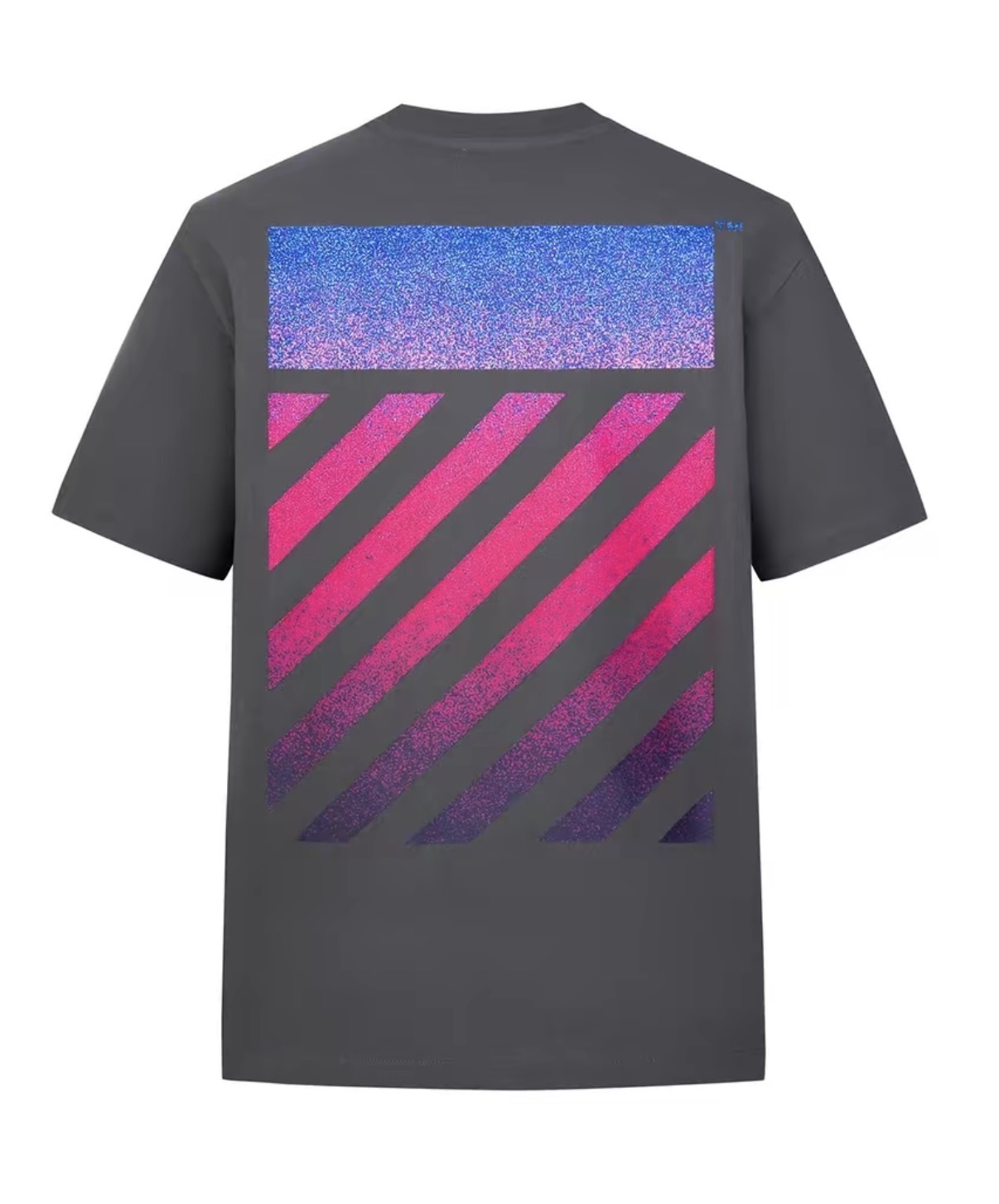 Off white 灰色漸變 tee