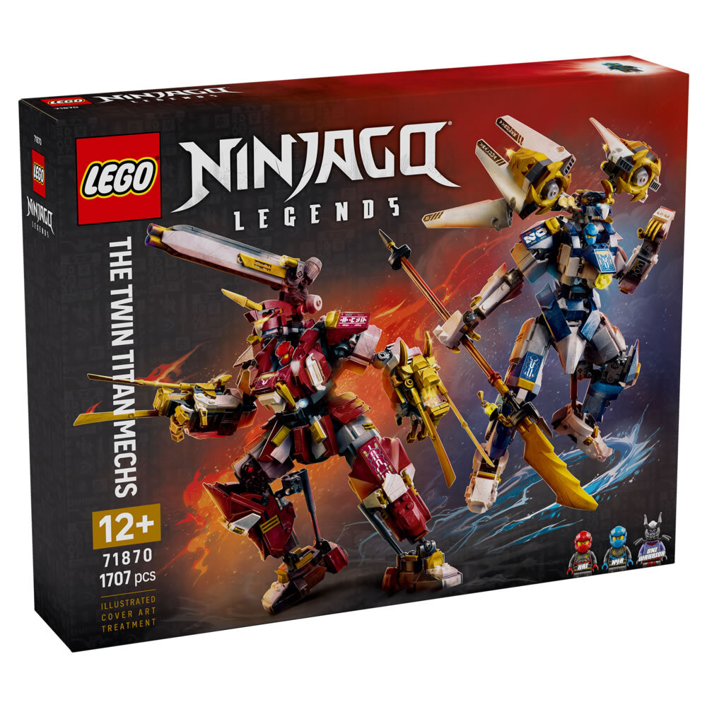 LEGO 71870 樂高積木 71870 NINJAGO 旋風忍者系列 - 樂高® 旋風忍者® 雙子鈦機械人