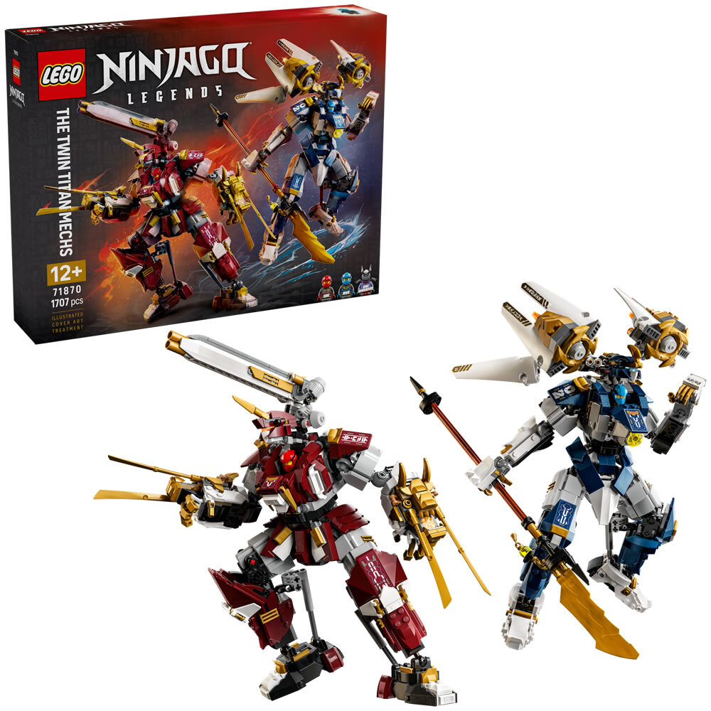 LEGO 71870 樂高積木 71870 NINJAGO 旋風忍者系列 - 樂高® 旋風忍者® 雙子鈦機械人