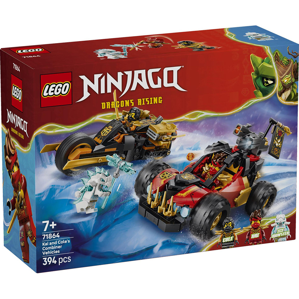 LEGO 71864 樂高積木 71864 NINJAGO 旋風忍者系列 - 樂高® 旋風忍者 赤地和阿剛的合體戰車