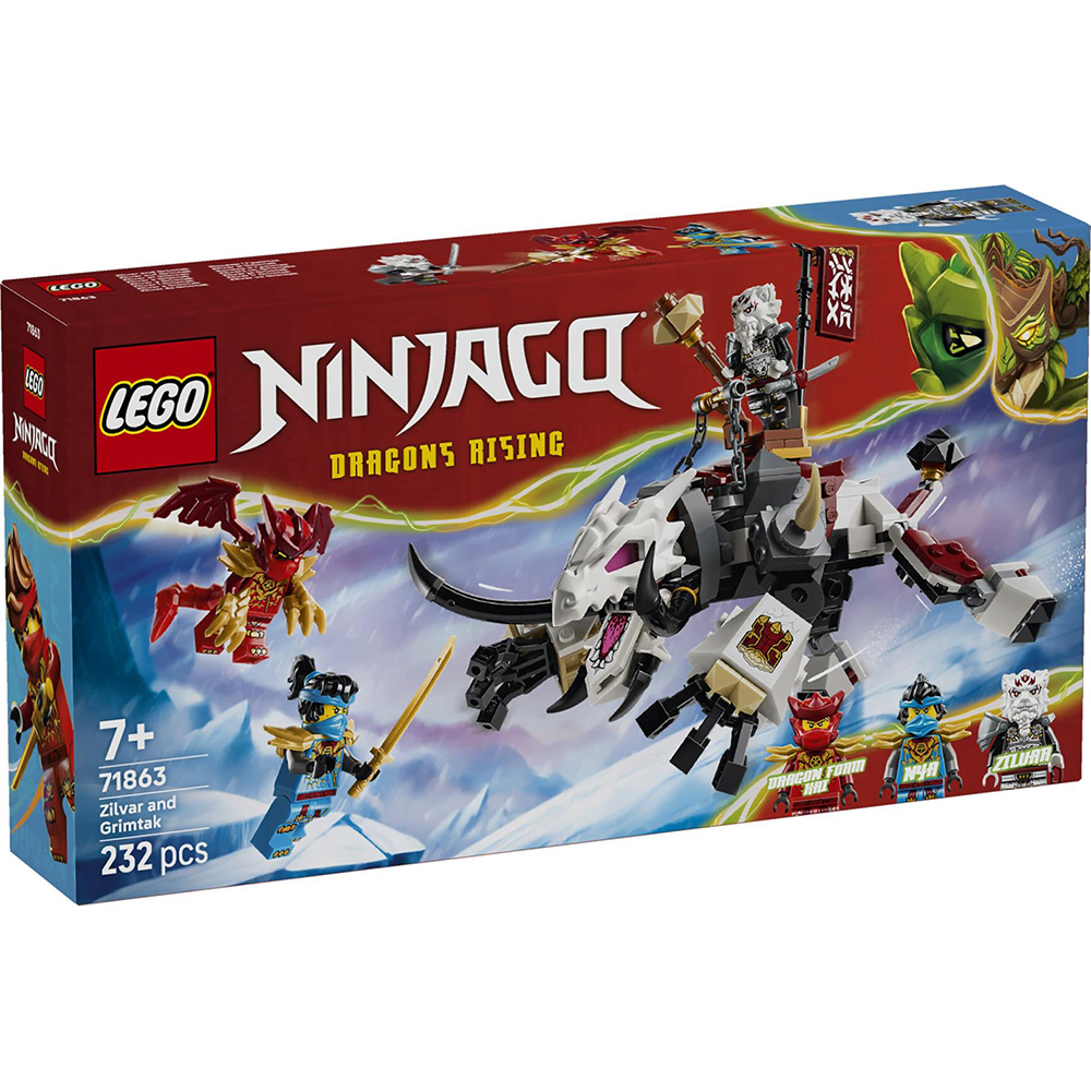 LEGO 71863 樂高積木 71863 NINJAGO 旋風忍者系列 - 樂高® 旋風忍者 季瓦和龍獸格林塔克