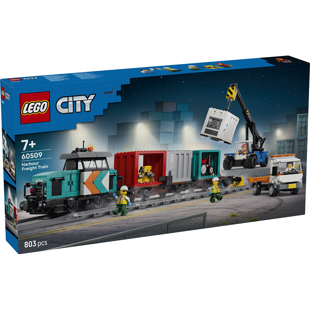 LEGO 60509 樂高積木 60509 City 城市系列 - 樂高® 城市 港口貨物列車和起重機與卡車