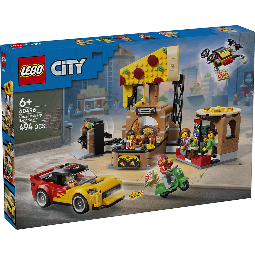 LEGO 60496 樂高積木 60496 City 城市系列 - 樂高® 城市 披薩外送體驗載具組