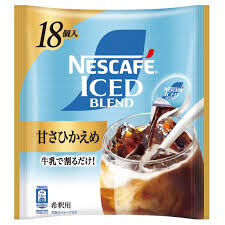 【 5/27收單 】雀巢Nescafe 冰咖啡濃縮膠囊 微甜 18入 日本