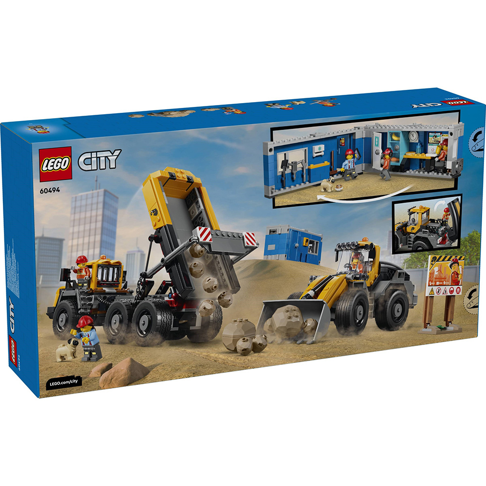 LEGO 60494 樂高積木 60494 City 城市系列 - 樂高® 城市 傾卸式卡車與前端裝載機