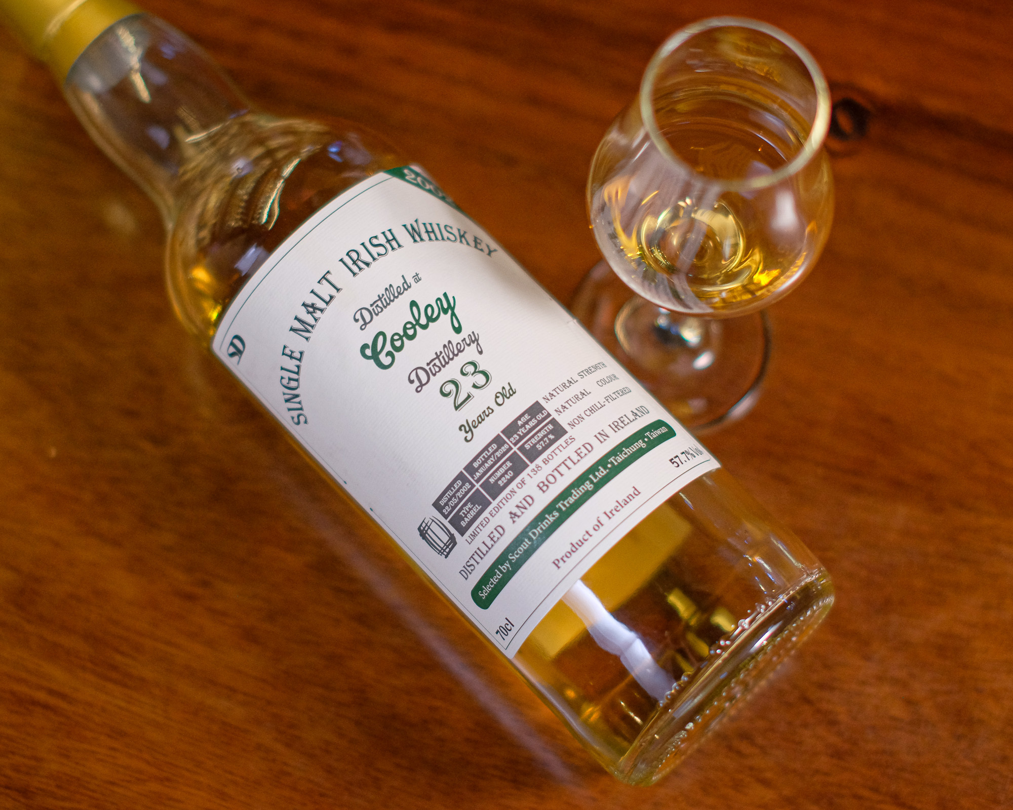 Cooley 2002/2026 23YO Barrel #2240 57.7% Scout Drinks