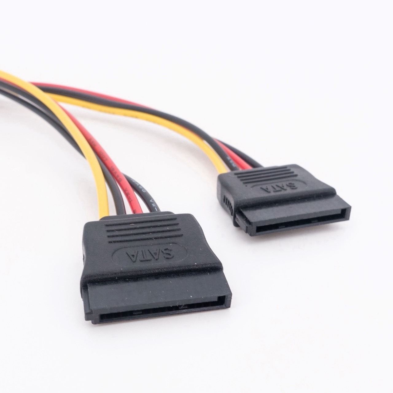 SATA 電源線 一分二 1公對2母 大4pin轉SATA 電源轉接線