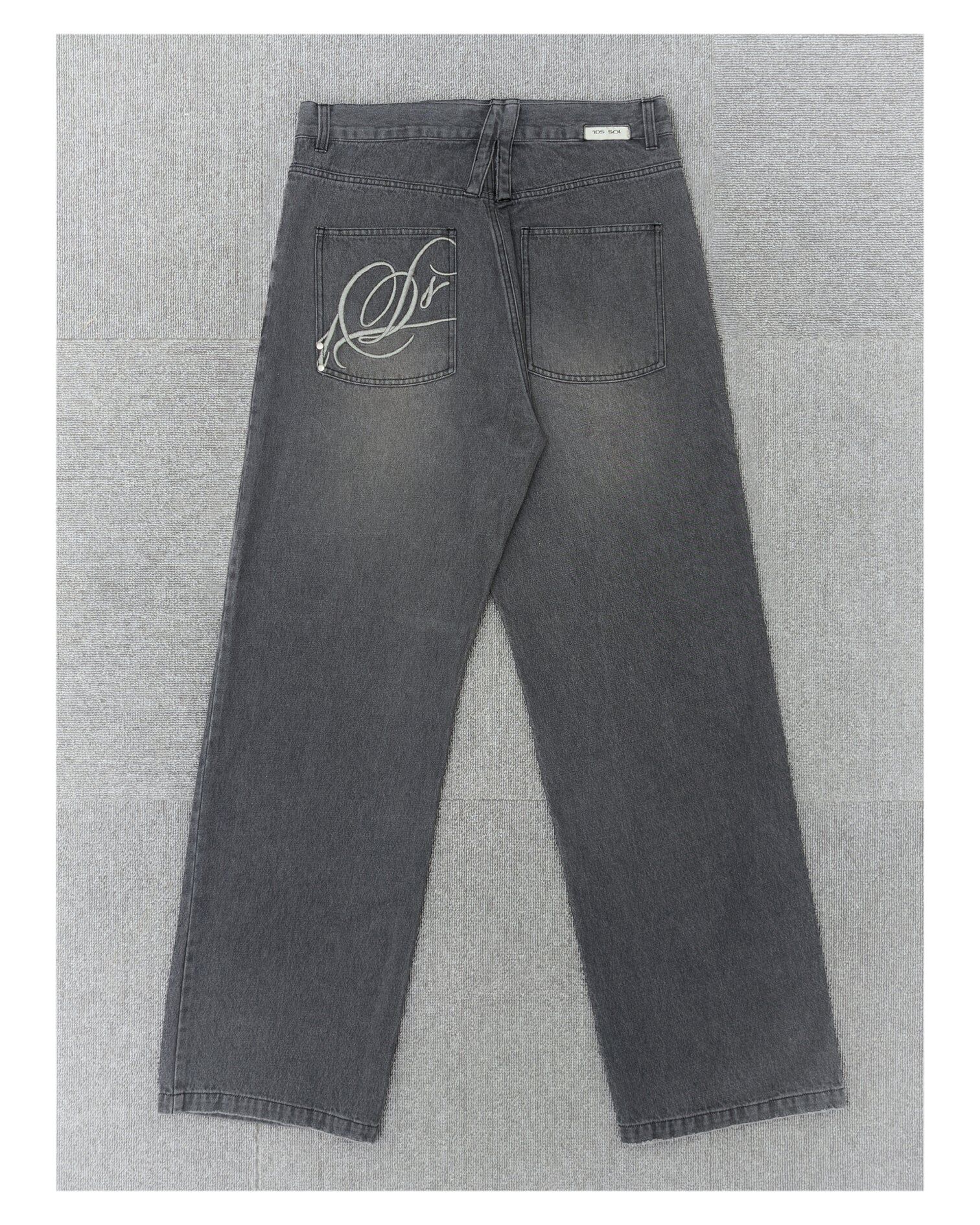 1dyLL｜1DS Denim Straight Pants (Grey Denim)