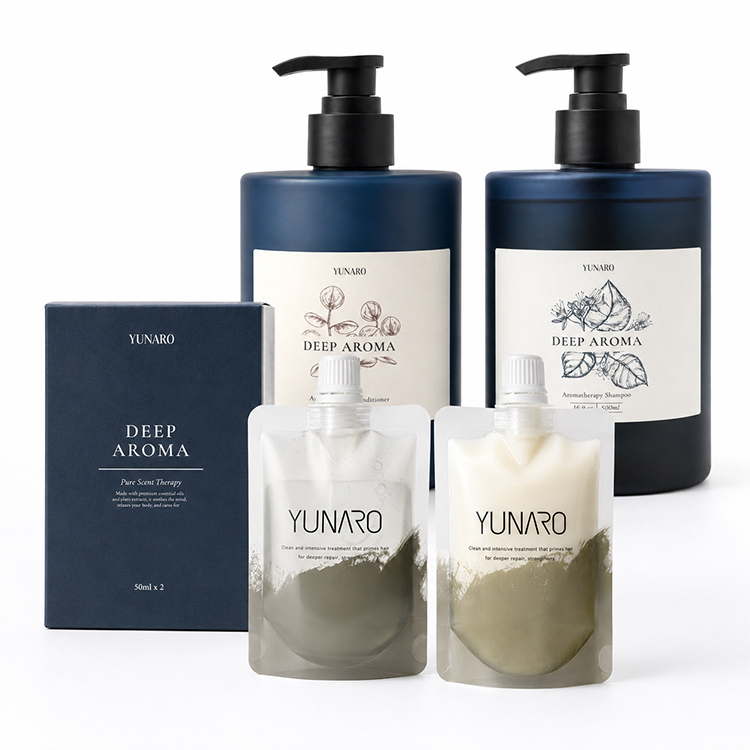 YUNARO蘊洛 沉境敏感洗護組500ML+輕便旅行組 [優選組合］