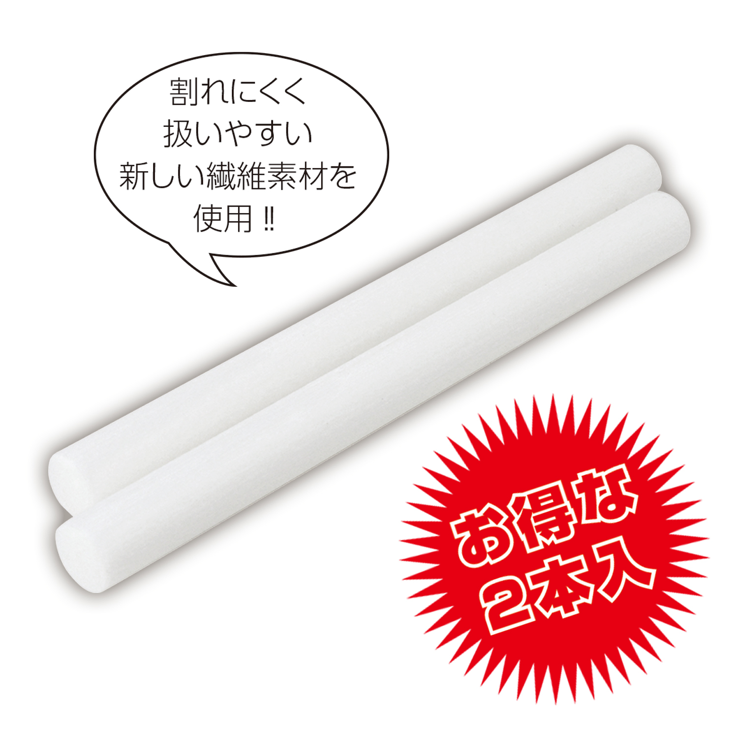 【Quick Dry】NPG Masturbator Absorbent Drying Stick (2-Pack)