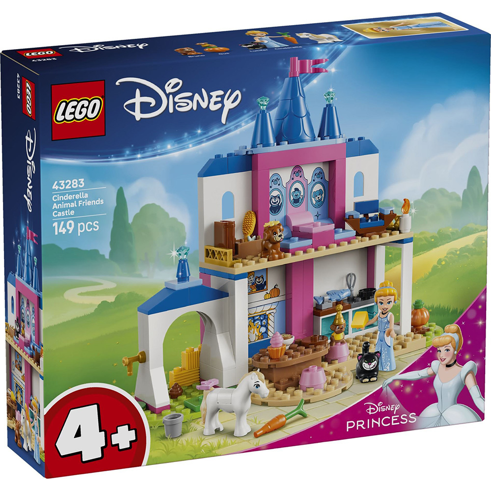 LEGO 43283 樂高積木 43283 Disney 迪士尼系列 - 灰姑娘與動物朋友的城堡