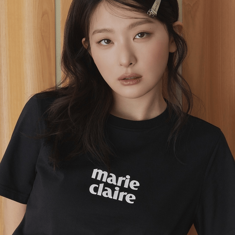 marie claire｜Basic Logo Short Sleeve T-shirt [7 colors] 關鍵字：MA48