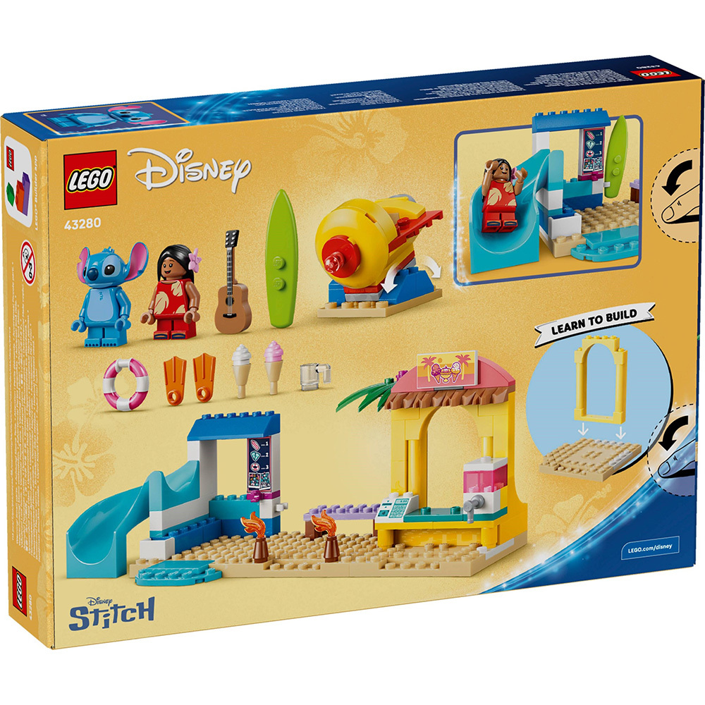 LEGO 43280 樂高積木 43280 Disney 迪士尼系列 - 與莉蘿和史迪奇樂遊海灘