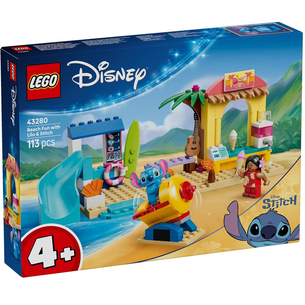 LEGO 43280 樂高積木 43280 Disney 迪士尼系列 - 與莉蘿和史迪奇樂遊海灘