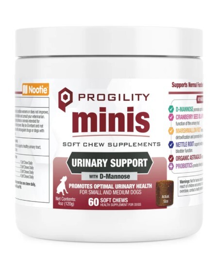 美國Nootie Progility Mini 小型及中型犬泌尿健康配方 60粒