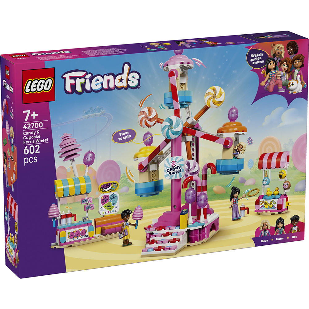 LEGO 42700 樂高積木 42700 Friends 姊妹淘系列 - 糖果和杯子蛋糕摩天輪