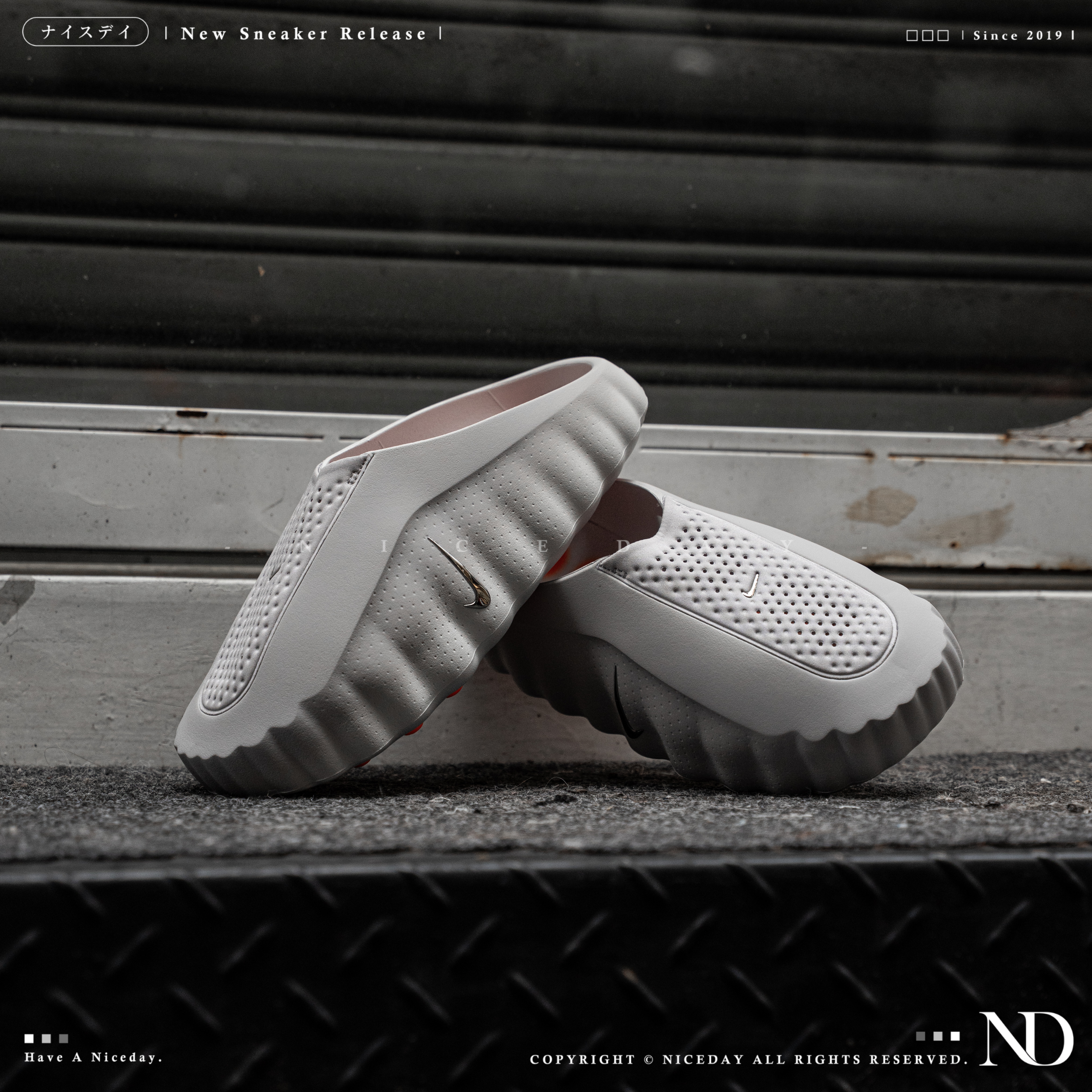 NICEDAY 代購 Nike Mind 001 Slide 白灰  機能 拖鞋 氣墊 舒適 HQ4307-003