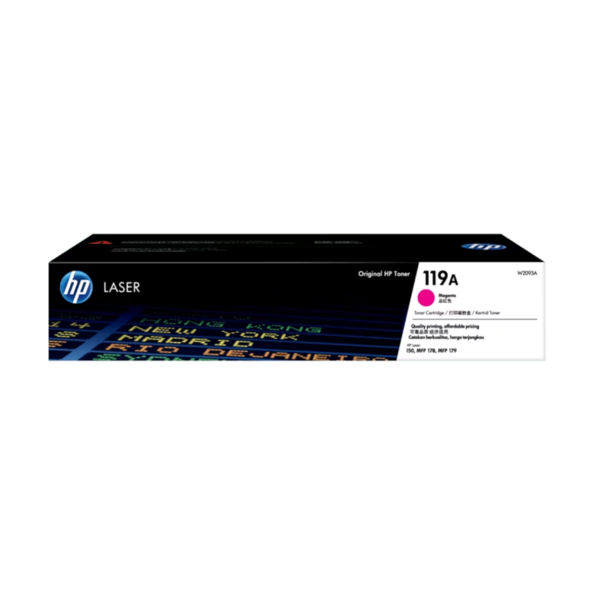 HP 119A 洋紅原廠 LaserJet 碳粉匣 (W2093A)