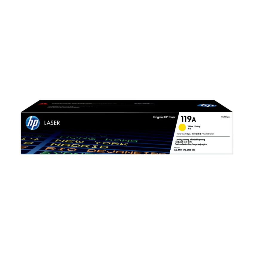 HP 119A 黃色原廠 LaserJet 碳粉匣 (W2092A)