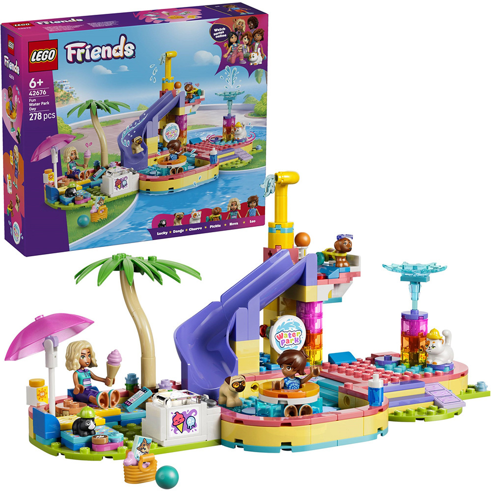 LEGO 42676 樂高積木 42676 Friends 姊妹淘系列 - 水上樂園歡樂一日遊