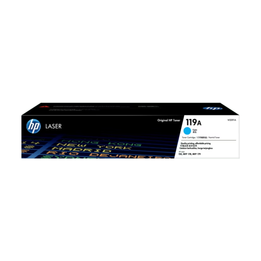 HP 119A 青色原廠 LaserJet 碳粉匣 (W2091A)
