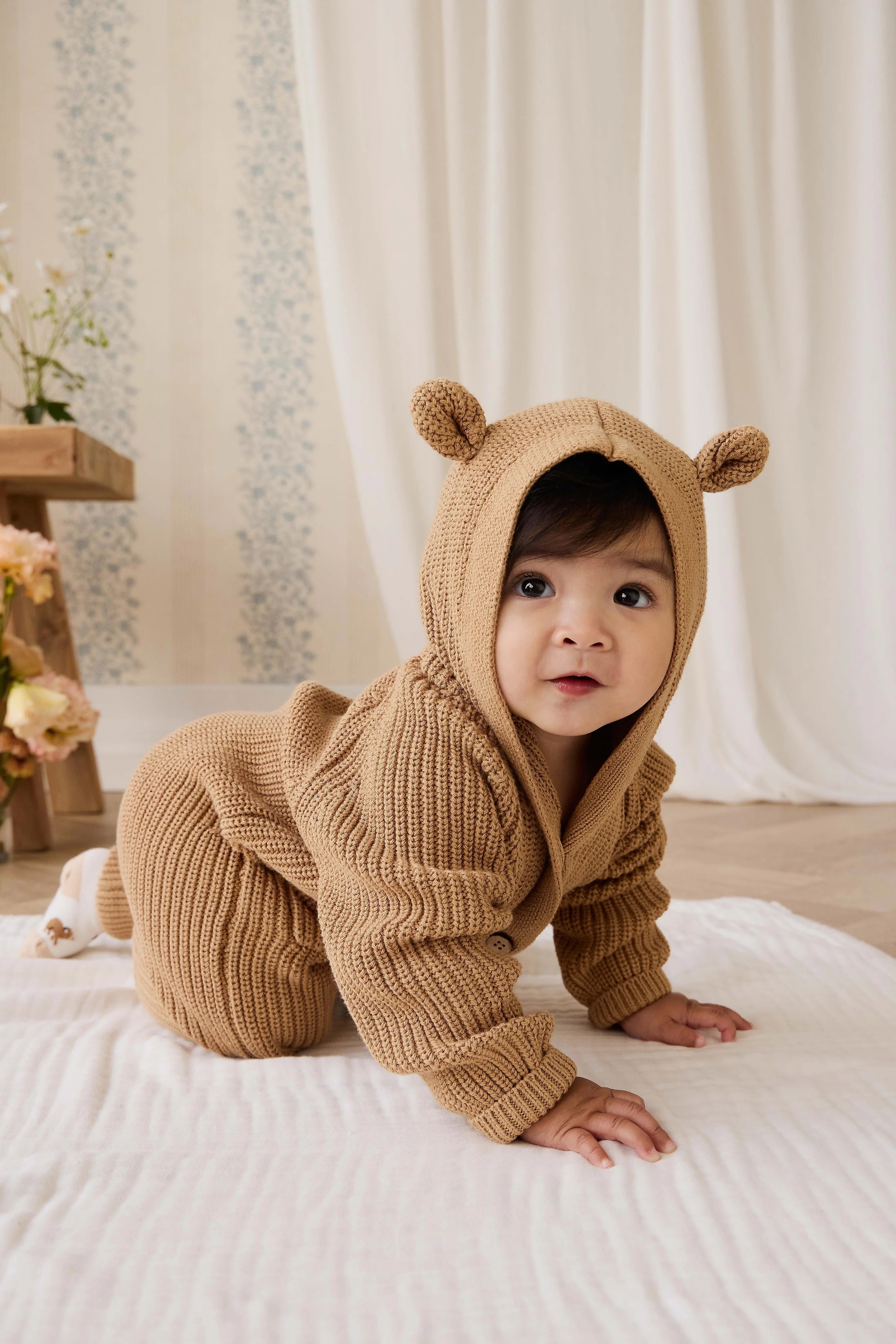 【預購】JAMIE KAY -Bear Onepiece（Tawny Brown）